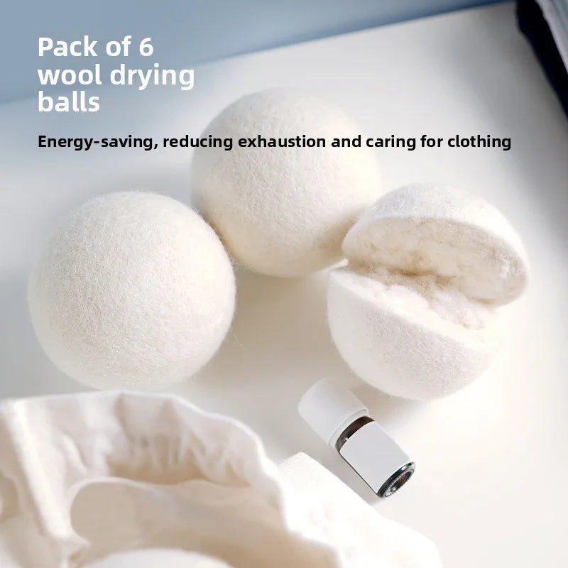 Reusable Wool Dryer Balls – Lint Catcher & Fabric Softener