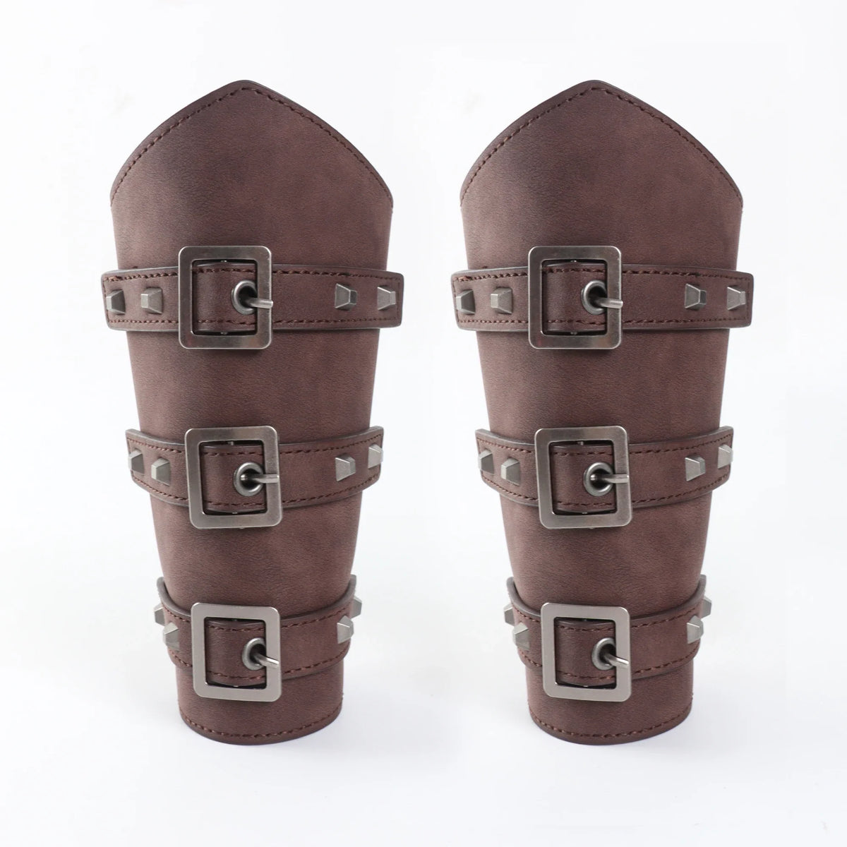 Medieval Armor Men Cosplay Arm Warmers Lace-up Viking Pirate Knight
