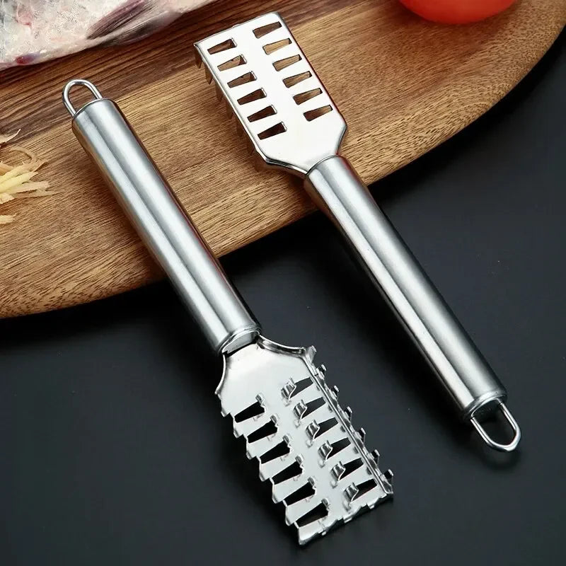Stainless Steel Fish Scaler & Filleting Knife | Multi-Function