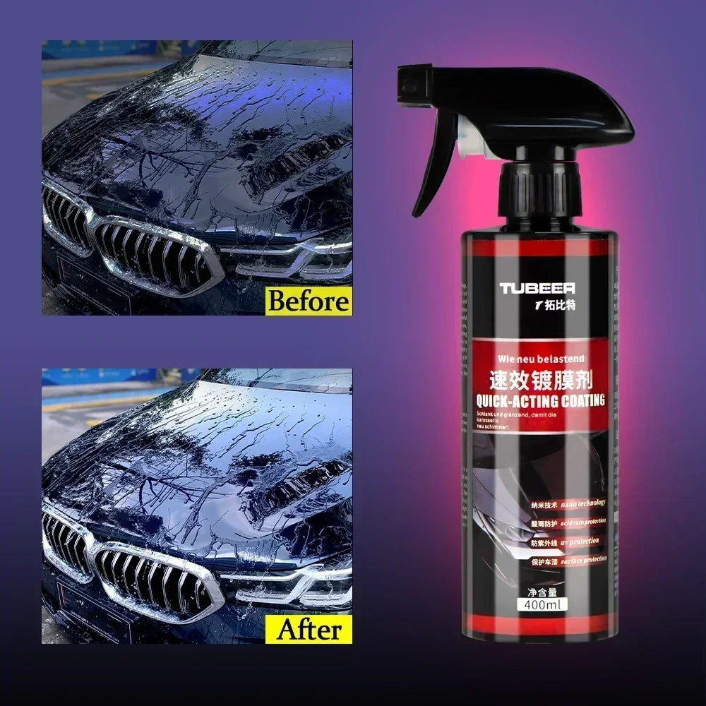 9H Ceramic Car Coating Nano Liquid Glass Plated Crystal Hydrophobic