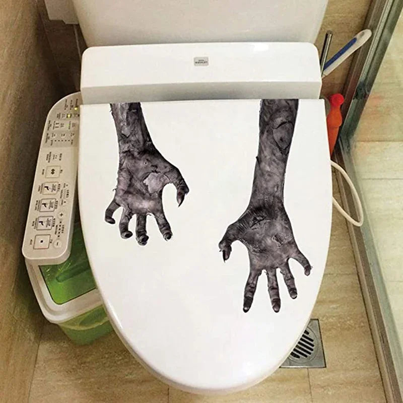 3D Ghost Hand Wall Sticker Self-adhesive Removable Wallpaper Horror