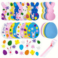 334-Pc Easter Foam Stickers Kit – Bunny, Egg & Glitter Crafts