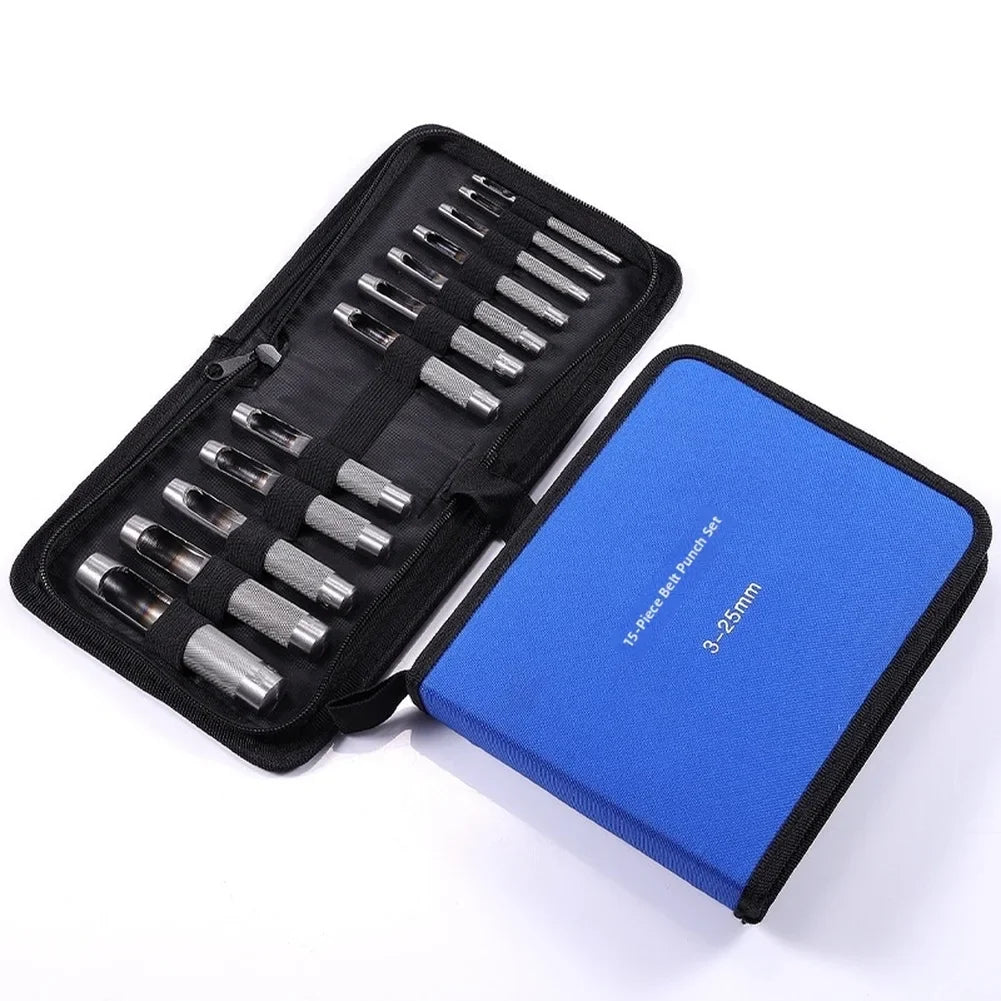 Round Hole Punch Hollow Cutter Set 12/15pc – Leather Craft Tool