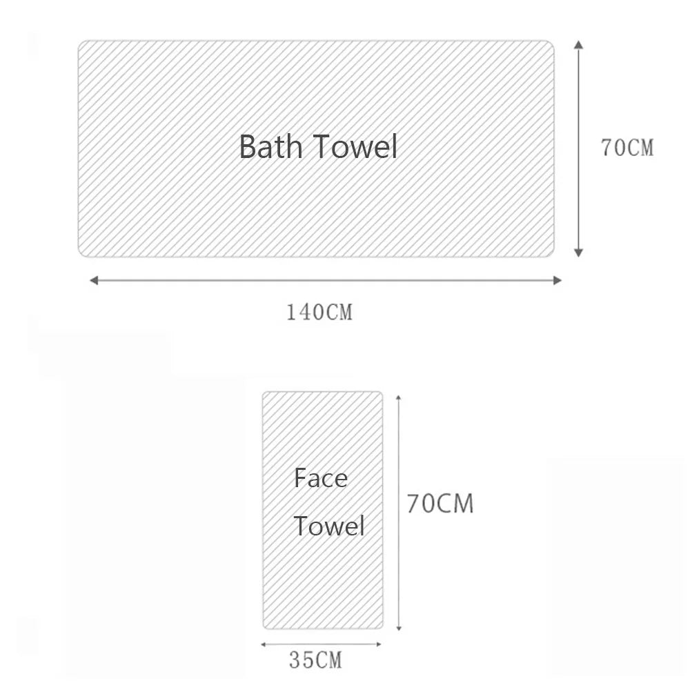 Absorbent Bath & Face Towel – Soft Quick-Dry Washcloth