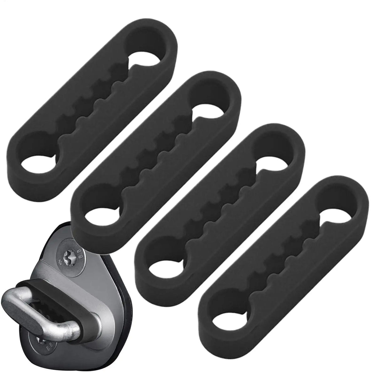 Silicone Car Door Lock Cover Pads – Anti-Vibration Damper 4pk