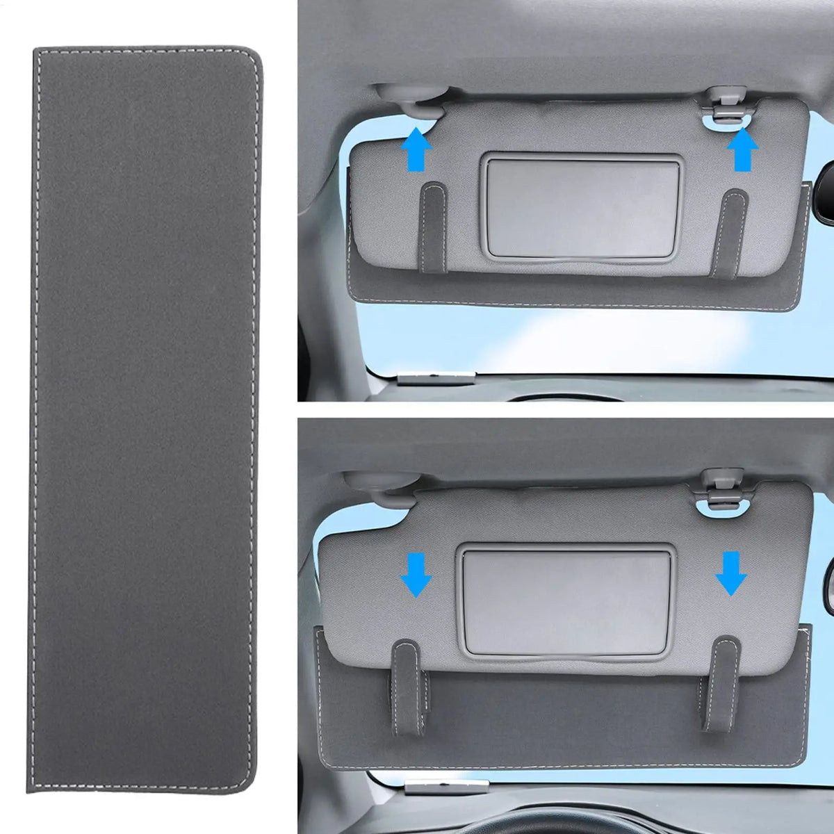 Sun Visor Extender Leather Attachment Car Anti-glare Automotive