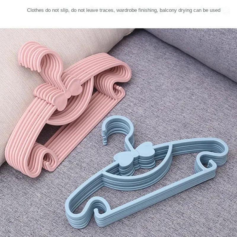 Kids Baby Clothes Hangers with Bow Design | 10–50 Pack