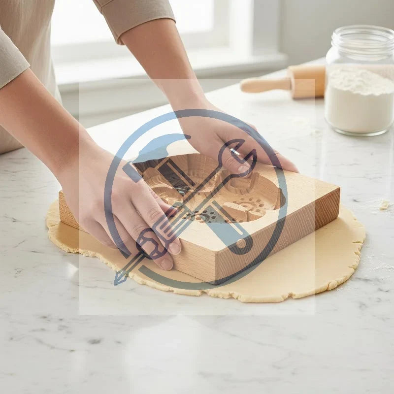 3D Wooden Animal Cookie Molds – Bird, Horse & Hedgehog