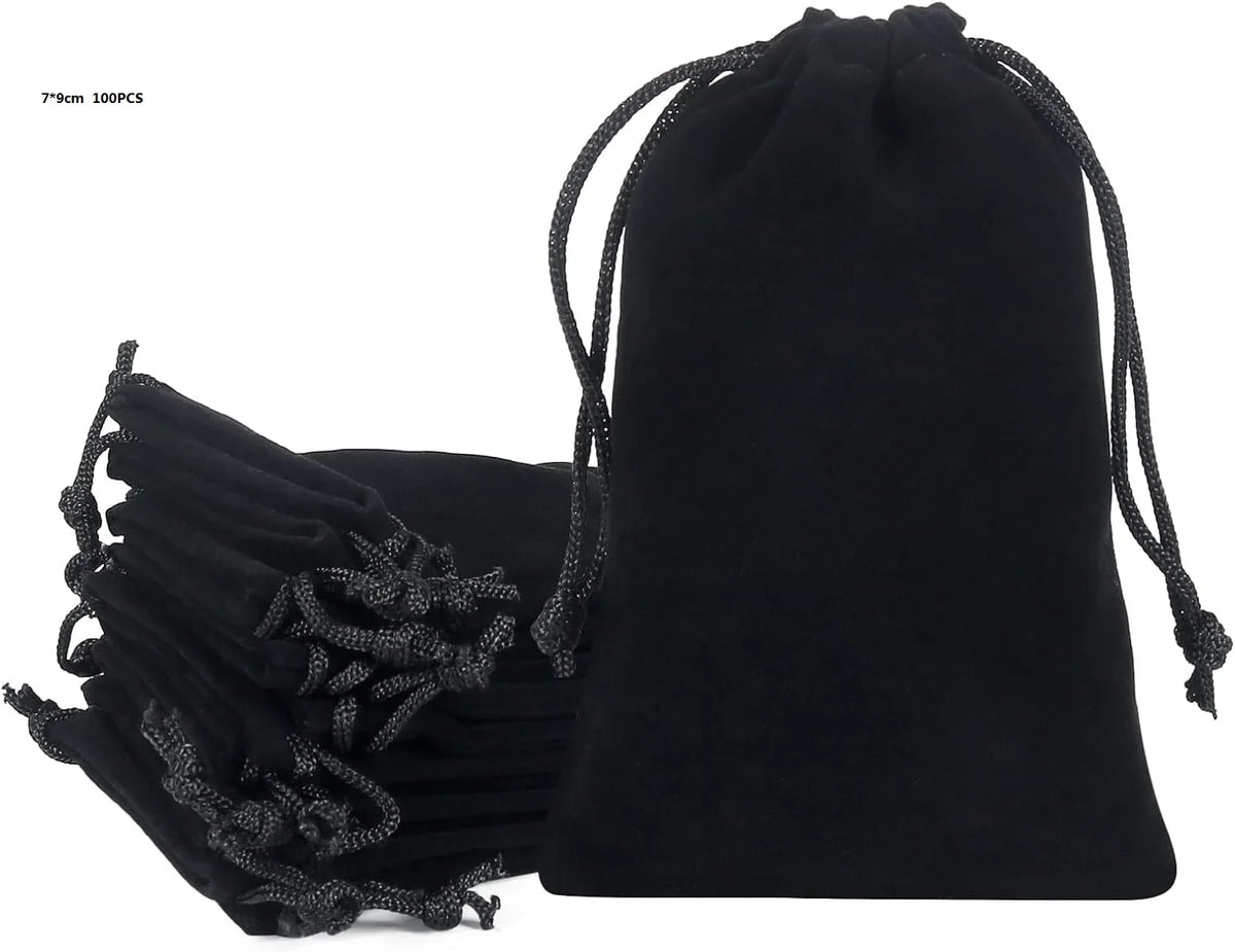 Velvet Bags 7x9cm String Bag Drawable Jewelry Packaging Wedding Party