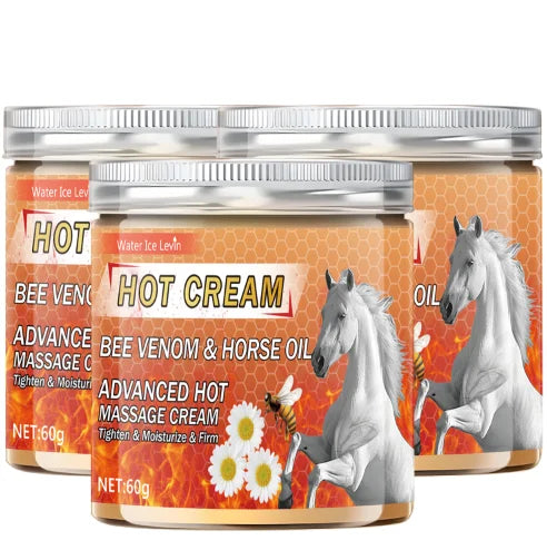Bee Venom & Horse Oil Warming Cream – Firm & Nourish 60g
