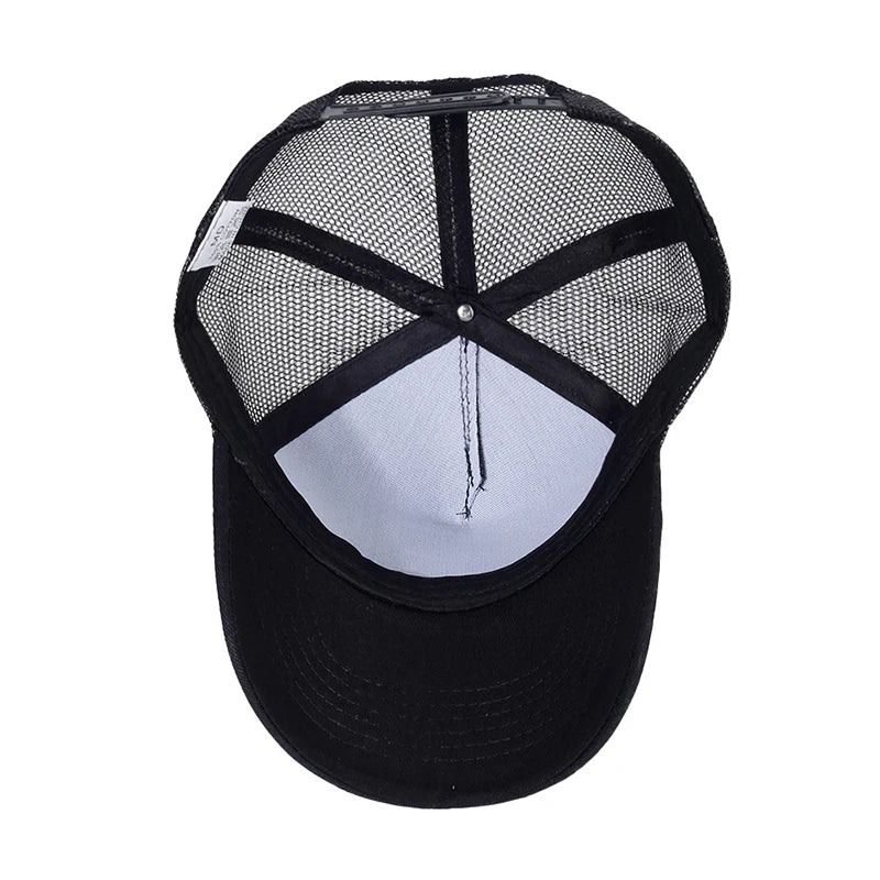 Unisex Mesh Baseball Cap – Adjustable Snapback Trucker Dad Hat