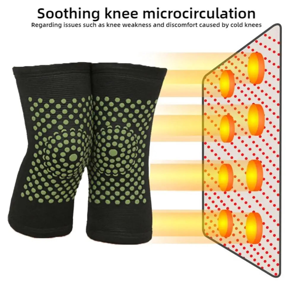 Self-Heating Tourmaline Knee Brace Sleeves – Far Infrared Warm