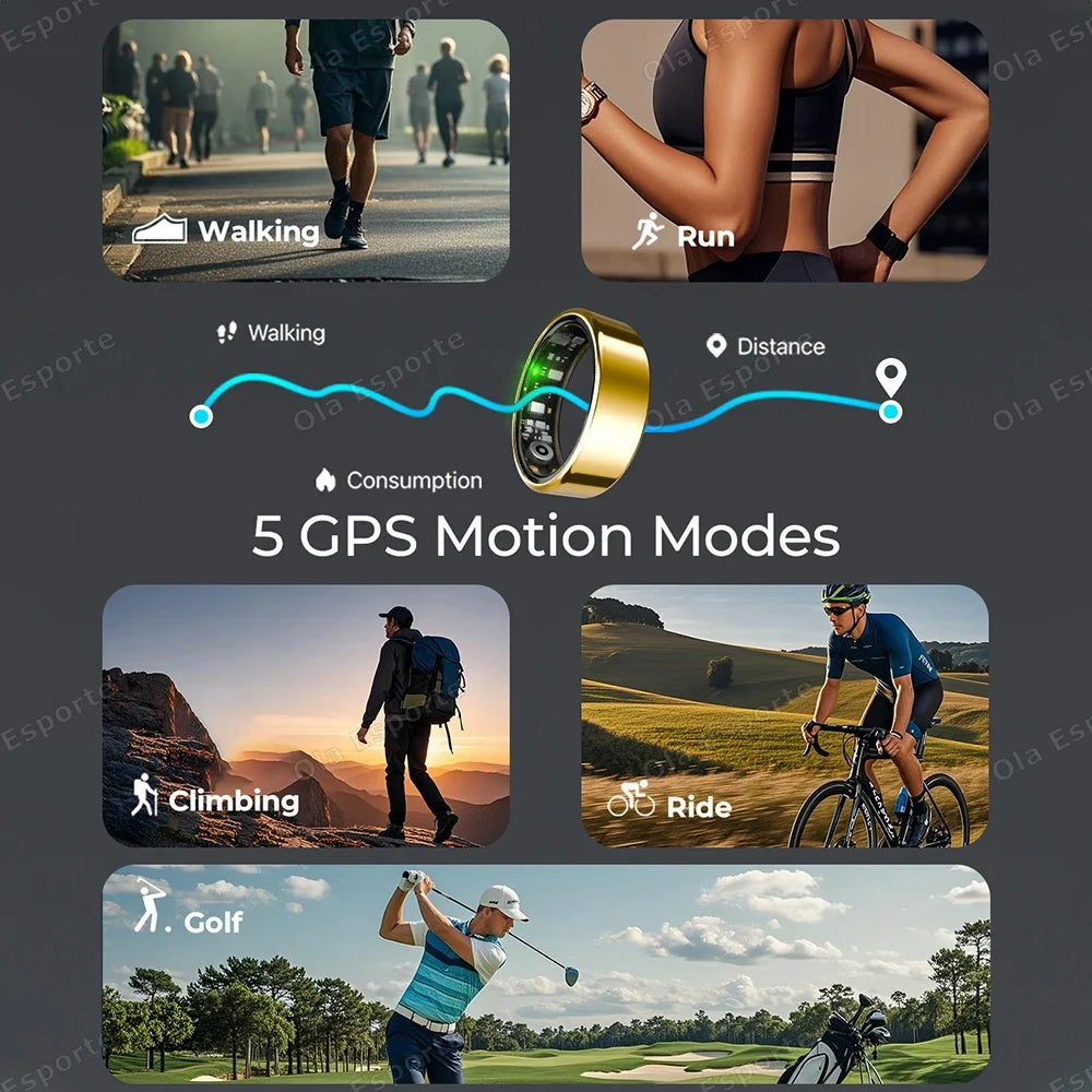 Smart Ring Premium Temperature Remote Control Sports Sleep Health