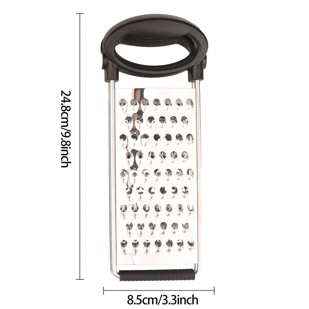 2-in-1 Stainless Steel Box Grater & Vegetable Shredder