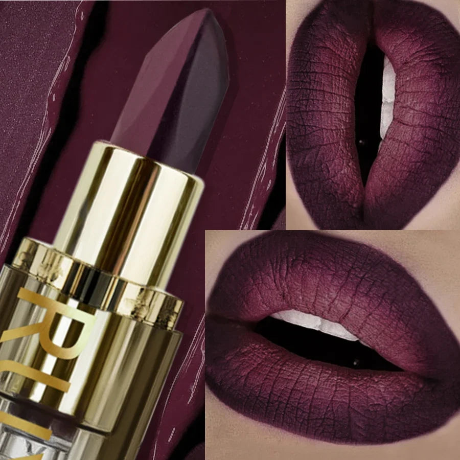 KAFURUX Two-Tone Velvet Lipstick – Waterproof & Long-Lasting