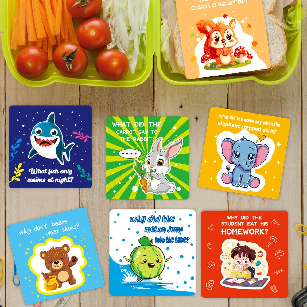 Kids Encouragement Cards Cute Cartoon English Positive Notes Writable