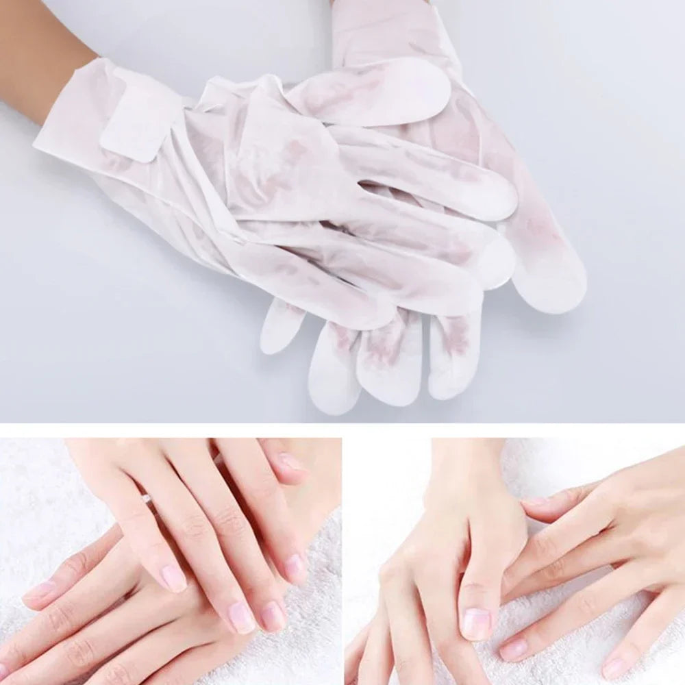 5 Pairs Goat Milk Hand Mask Skincare Nourishing Moisturizing