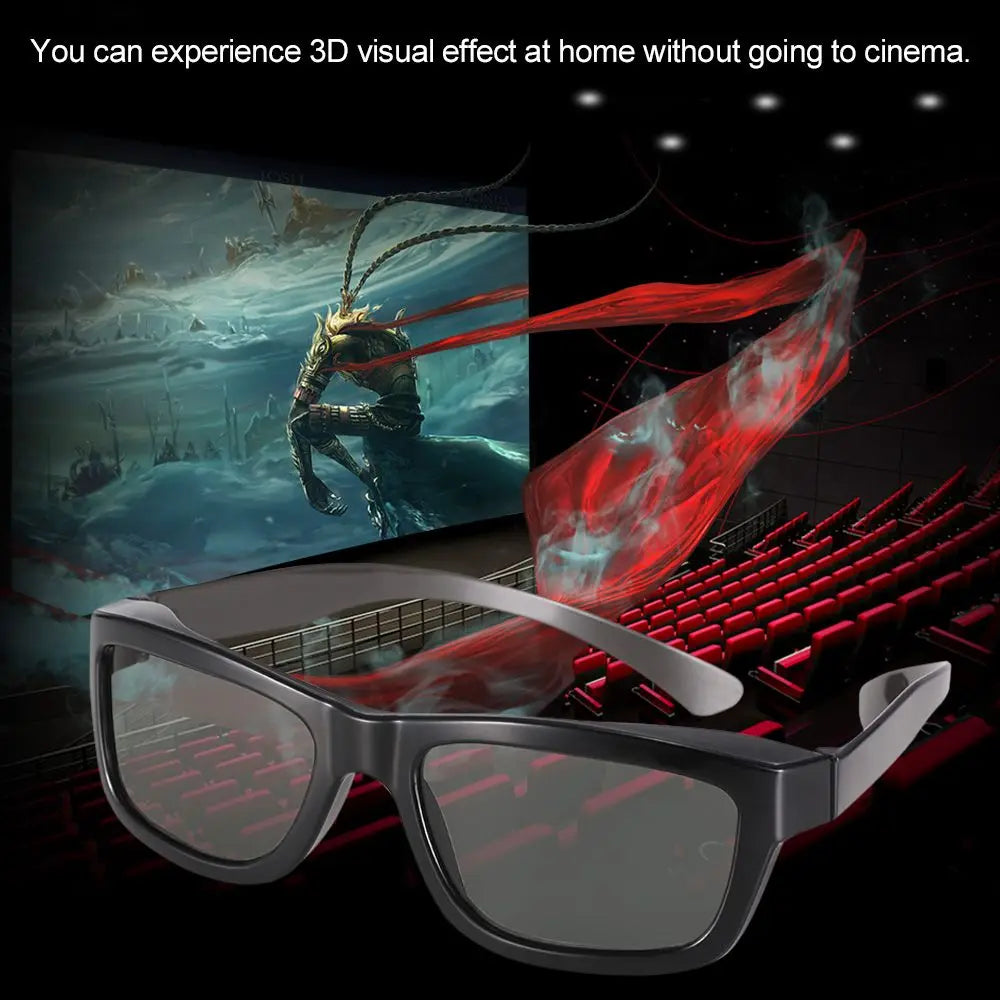 Anaglyph 3D Glasses Red & Blue Passive Lens | Home Cinema