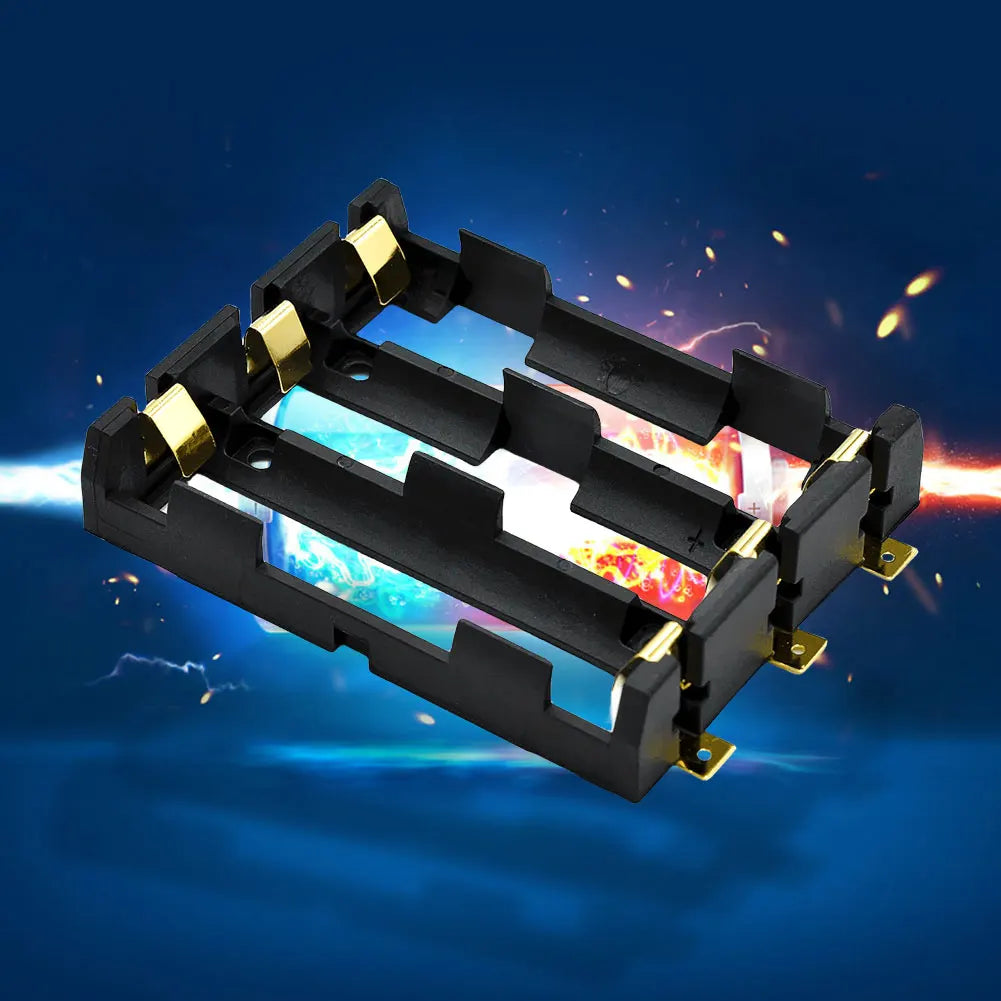18650 SMT Battery Holder Box with Bronze Pins – 1–4 Slot