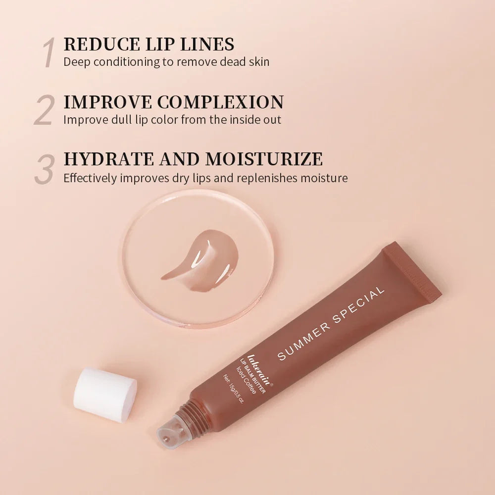 Moisturizing Lip Butter Balm – Hydrating Glossy Lip Oil Stick