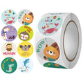Roll Sticker Reward Encouragement Pattern Teacher Cartoon
