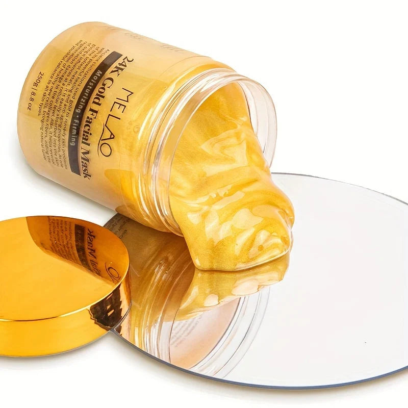 MELAO 24K Gold Collagen Face Mask – Moisturizing Anti-Aging