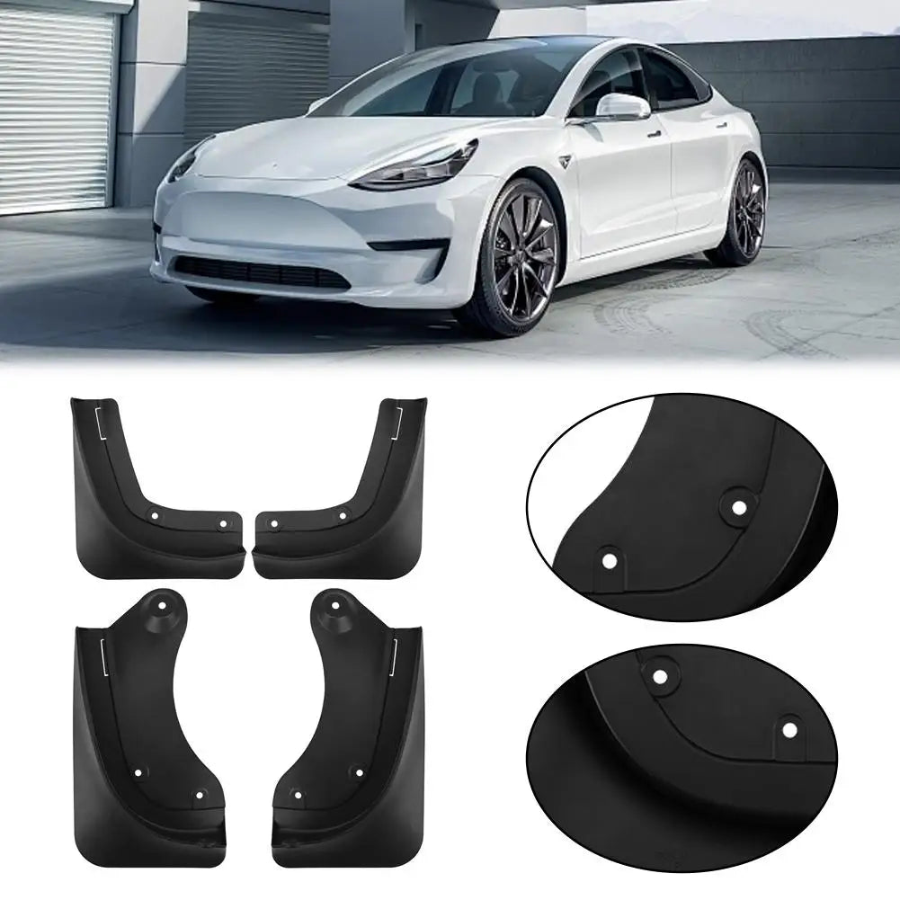 Car Mudguards Tesla Model Y Juniper 2025 Splash Guards Fender No