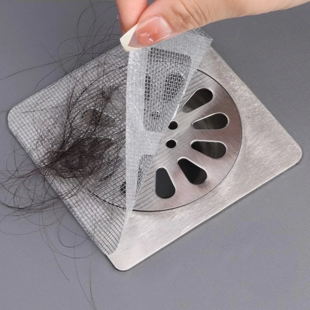 Anti-blocking Disposable Floor Drain Sticker Sink Strainers Sticky