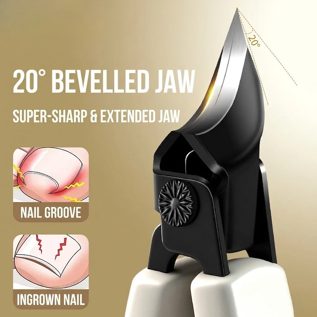 Extended Oblique Toenail Clipper – Stainless Steel Trimmer