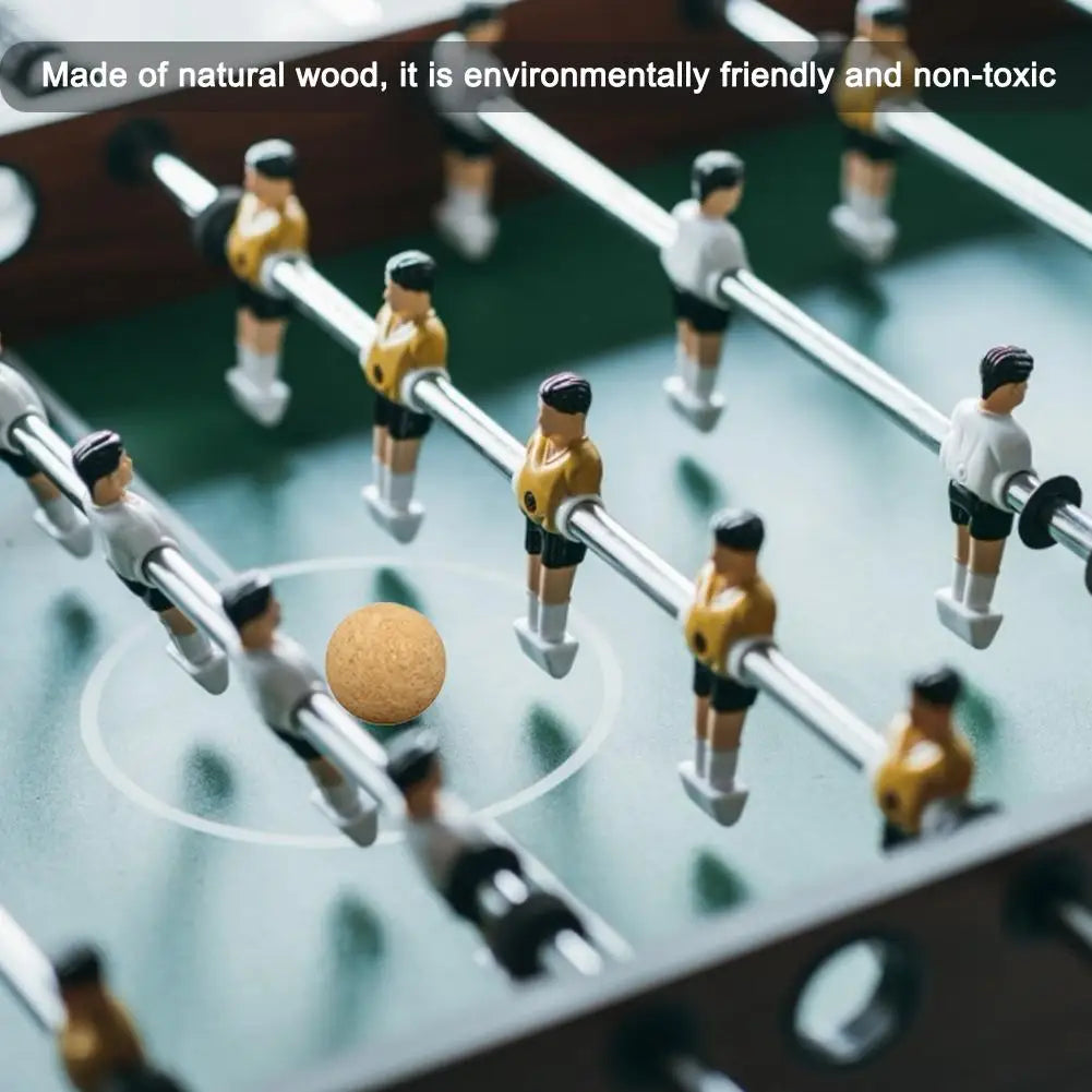 Cork Solid Wood Foosball Table Soccer Ball Football Baby Foot Desktop
