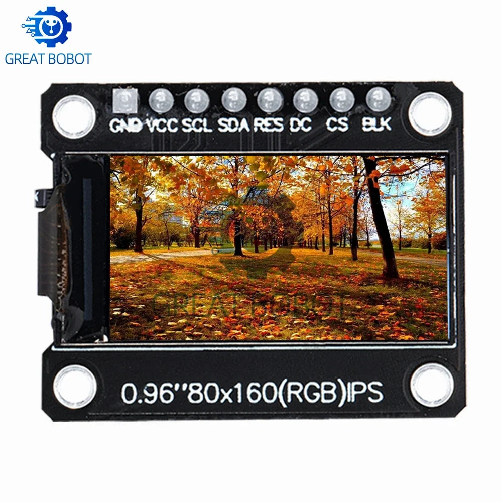 0.96" TFT LCD SPI Display Module ST7735 65K Color for Arduino