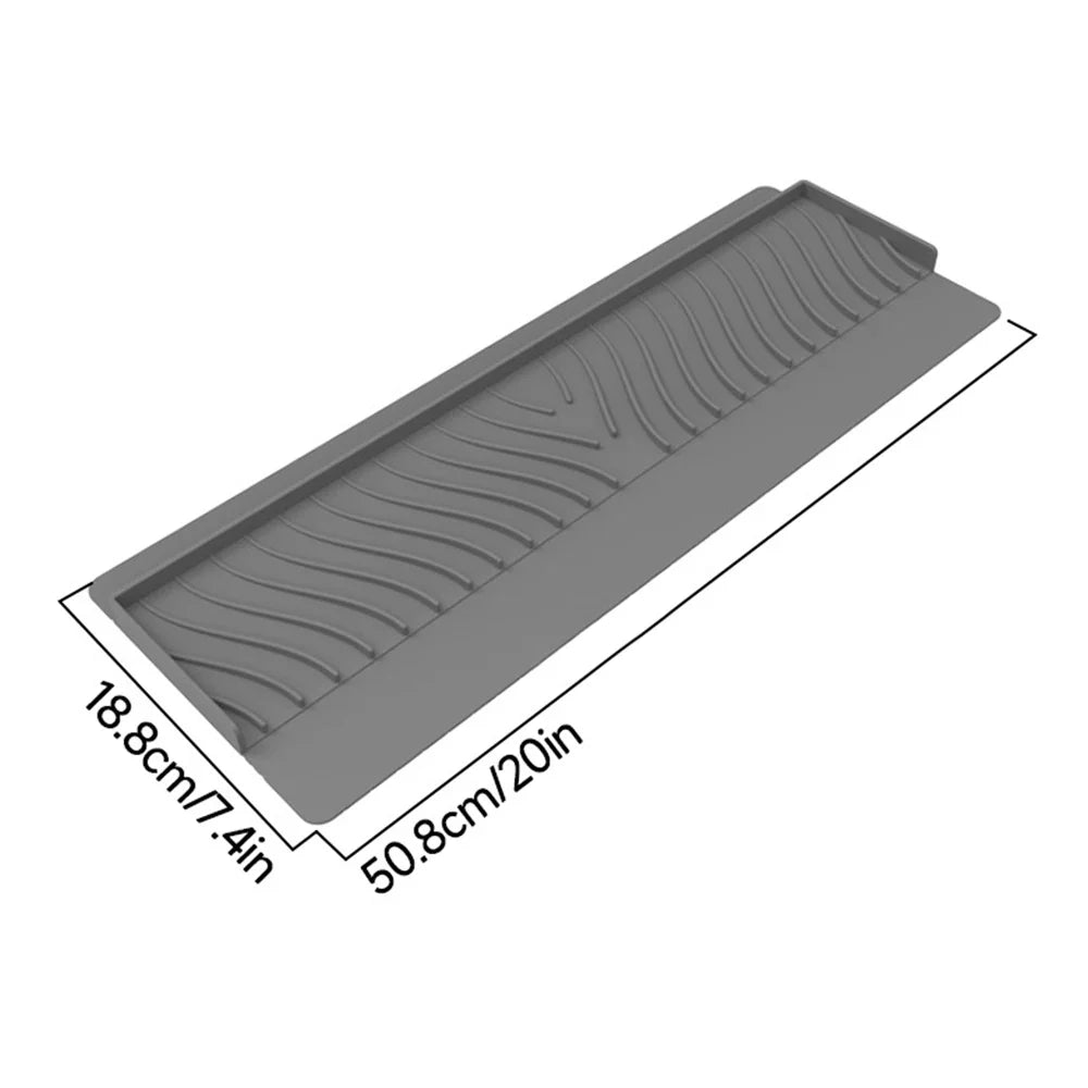 Durable Silicone Sink Splash Guard Sucker Can Be Cropped Edge