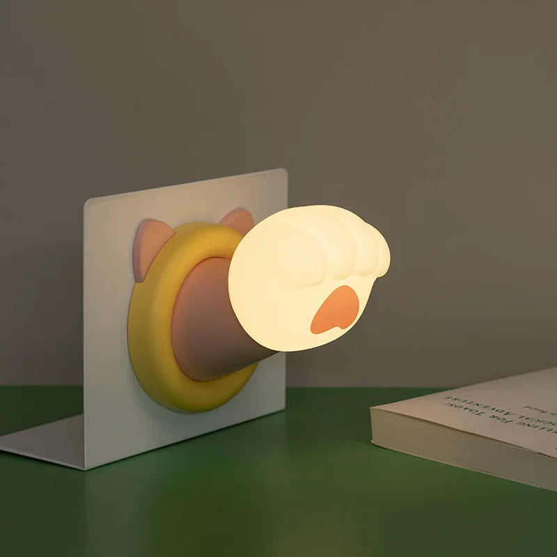 Cute Cat Paw Night Light | Motion-Activated Kids Bedroom Lamp