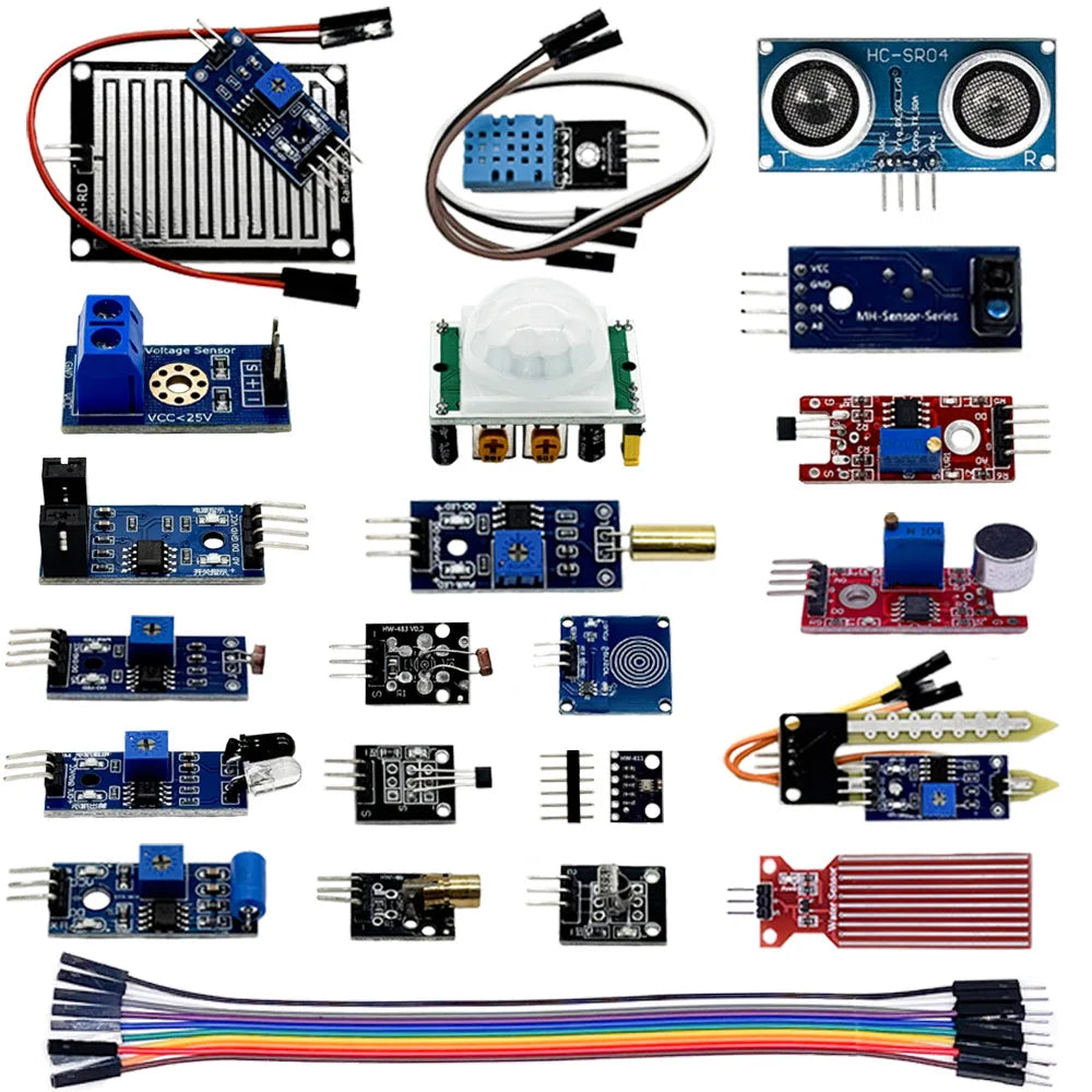22-in-1 Sensor Modules Starter Kit for Arduino & Raspberry Pi Pico