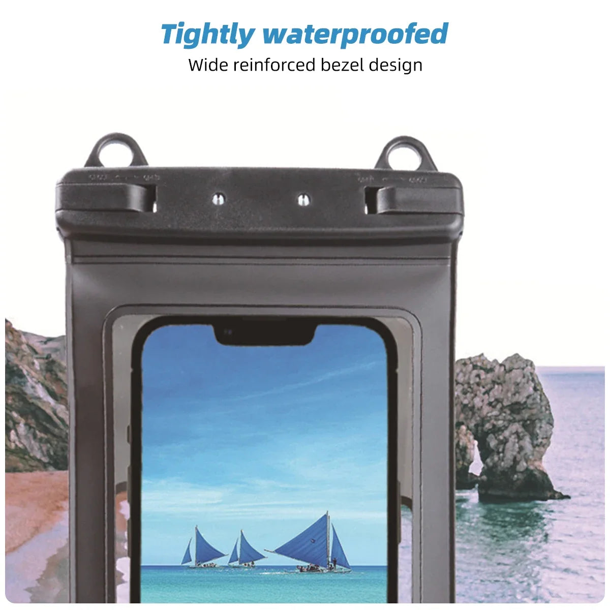 IPX8 Waterproof Phone Pouch – Dry Bag for iPhone 16 & Beach