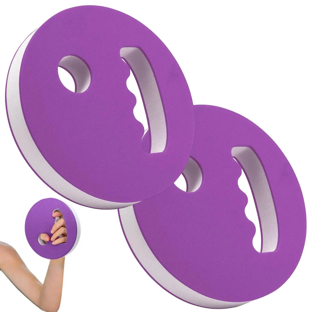 EVA Foam Water Exercise Discs – Aqua Hand Paddle Set (2 Pcs)