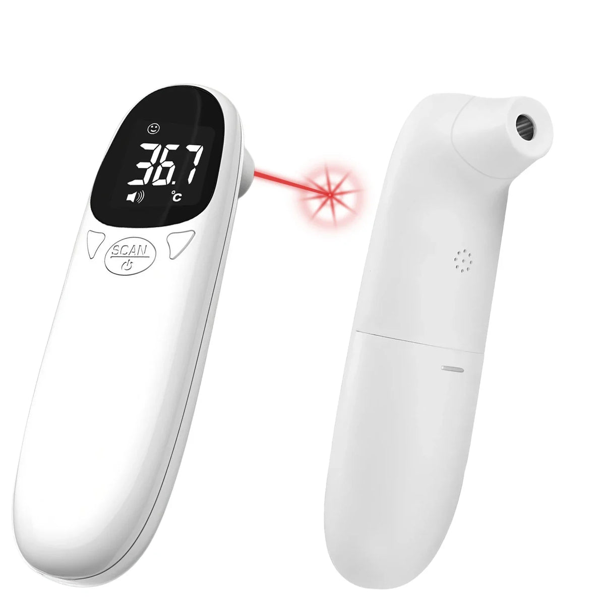 LCD Display Infrared Forehead Thermometer Fast Measure IR Body PET