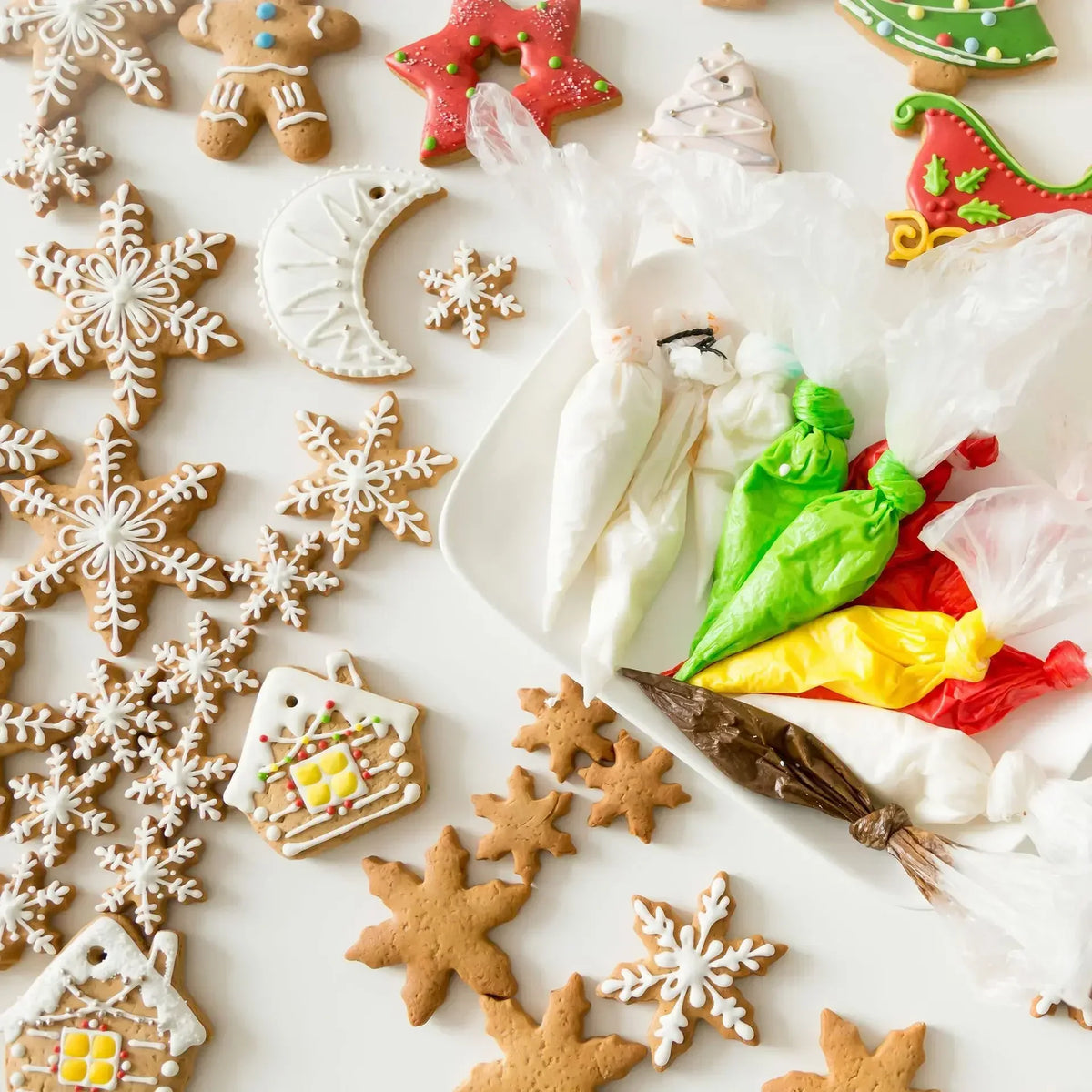 Christmas Cookie Cutter Gingerbread Man Xmas Tree Biscuit Mold Stamp