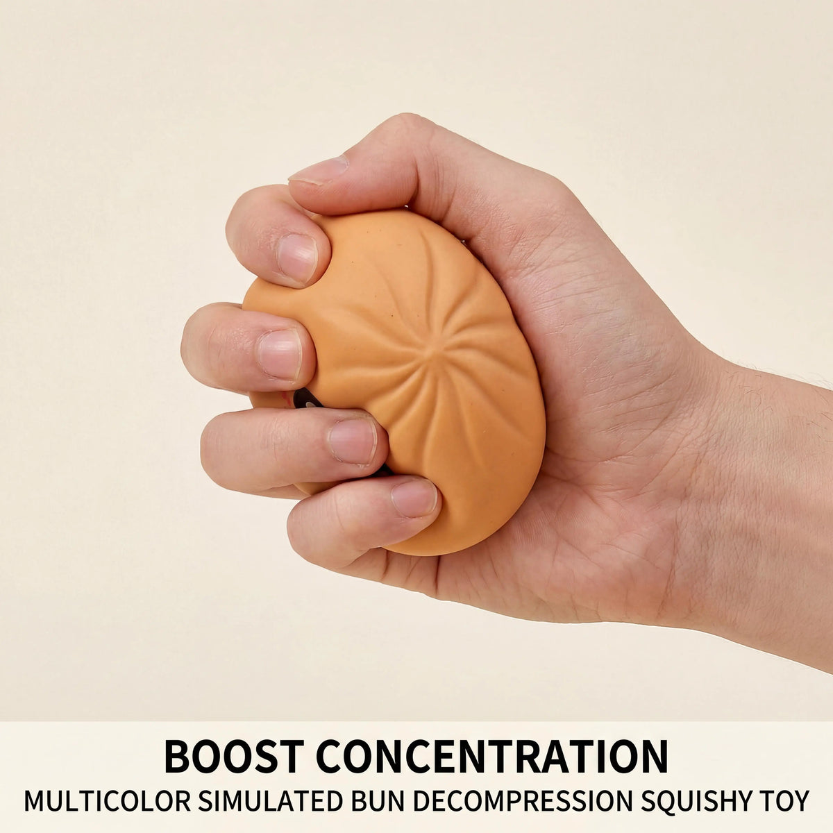 Dumpling Squishy Toy with Steamer | 4 Colors Slow Rise Sensory Ball