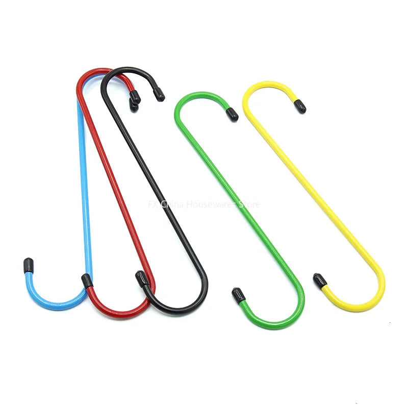 S-Shape Brake Caliper Hanger Hooks with Rubber Tips | Universal