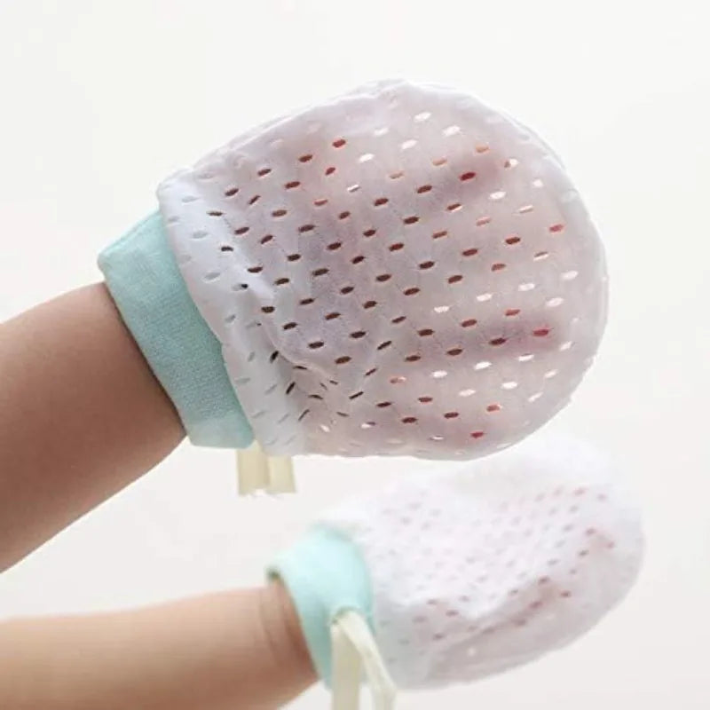 8-Pair Baby Anti-Scratch Mittens – Breathable Summer Mesh Gloves