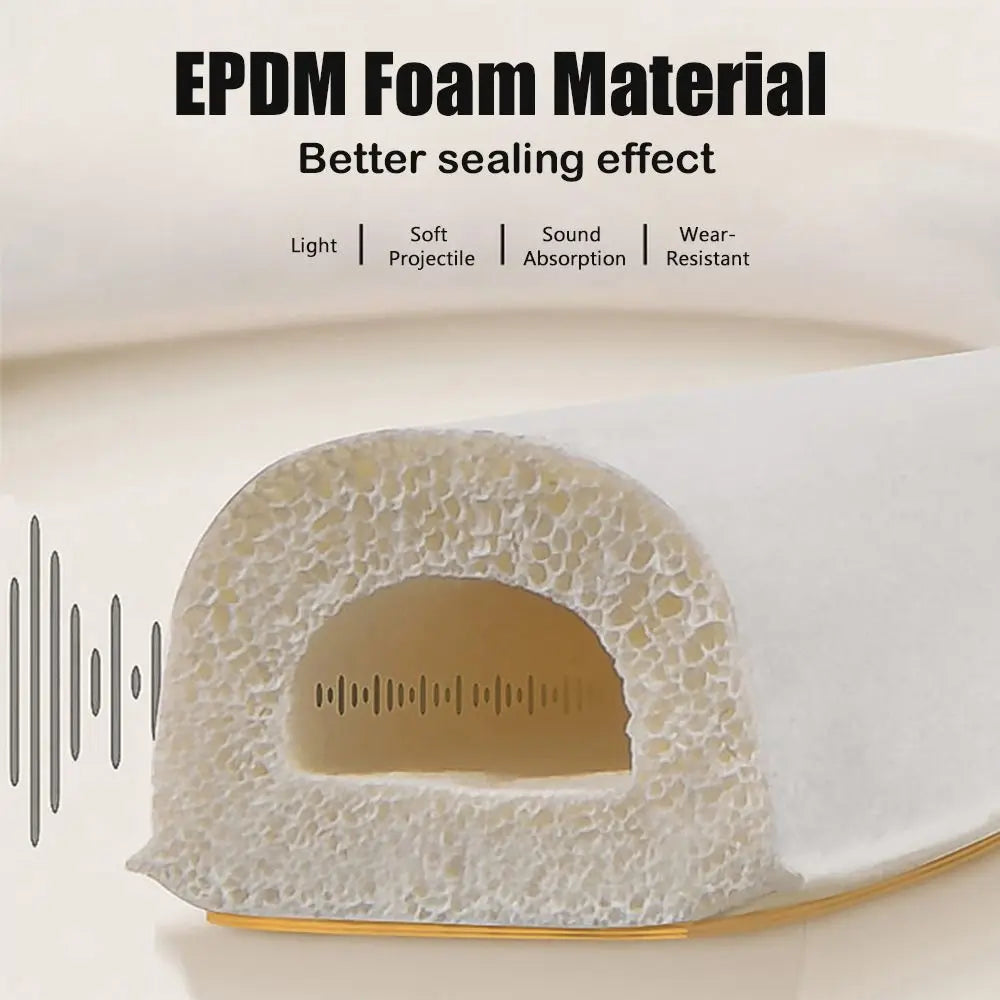 Self Adhesive Weather Stripping Door Seal Strip EPDM Soundproof