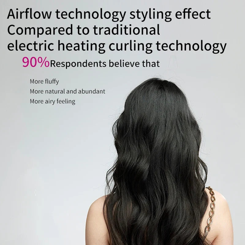 SenCiciMen X9 6-in-1 Hot Air Brush & Auto Curling Iron Styler