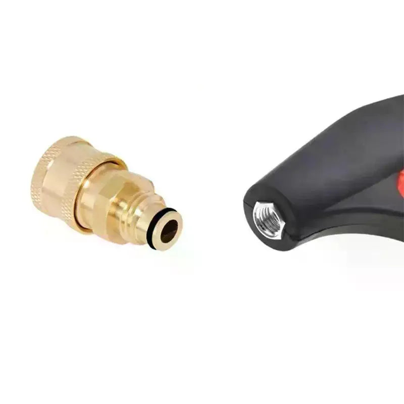 1/4 Inch Brass Pressure Washer Quick Connect Adapter Coupler