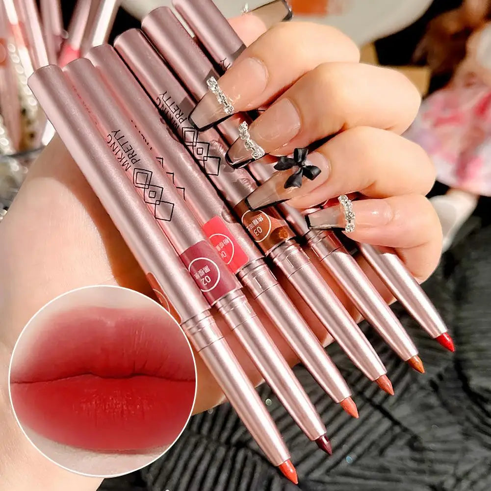 Waterproof Matte Lip Liner – Long-Lasting Moisturizing Pencil