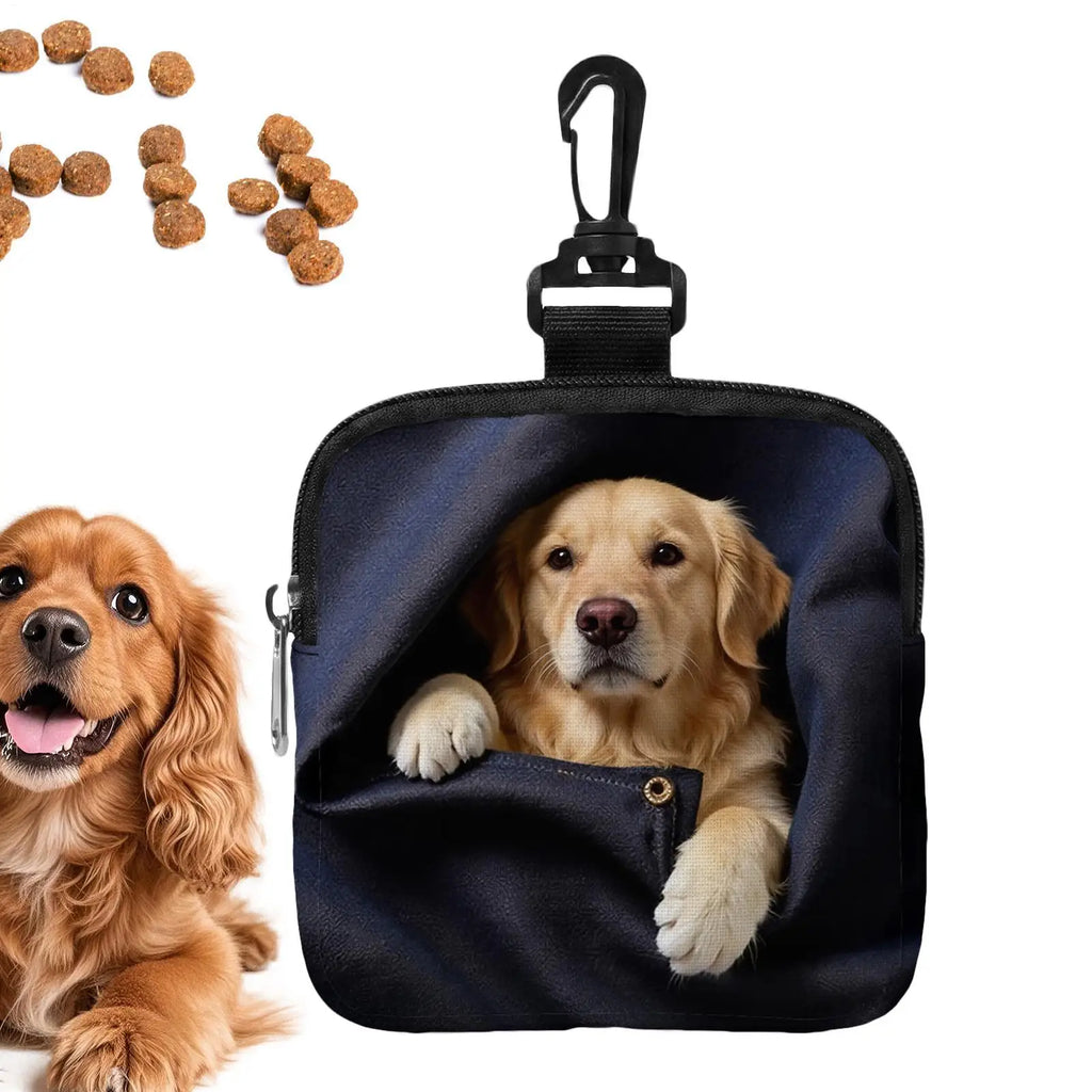 Portable Dog Supports Pouch Training Carrier Belt Clip Puppy Food