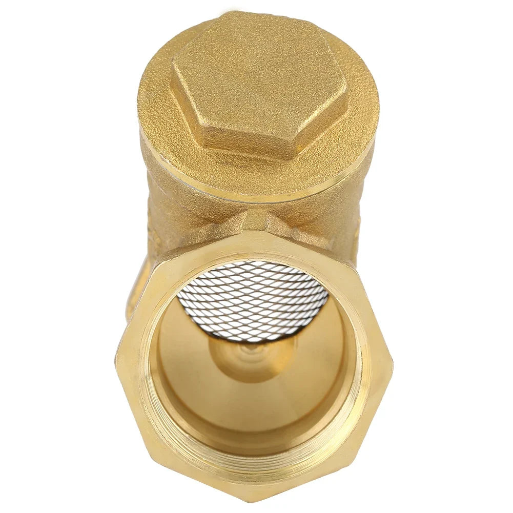 Brass Strainer Filter Valve Connector Durability Female Thread Oil