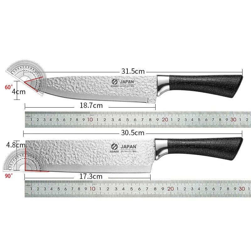 Japanese-Style Forged Stainless Steel Chef Knife | 18.7cm