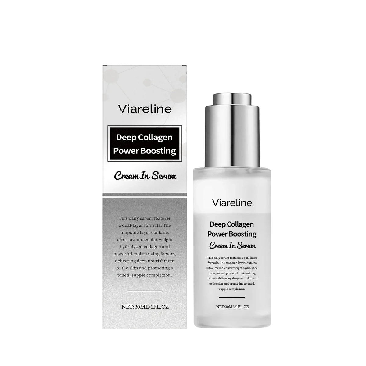 Viareline Collagen Firming Serum – Hydrate, Reduce Wrinkles, Brighten