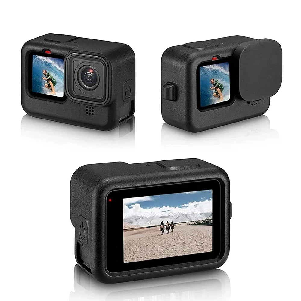 Silicone Case & Screen Protector for GoPro Hero 9 10 11 12